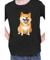 Детска Тениска Funny Dogs Breeds Shiba Inu