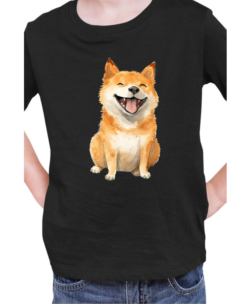 Детска Тениска Funny Dogs Breeds Shiba Inu