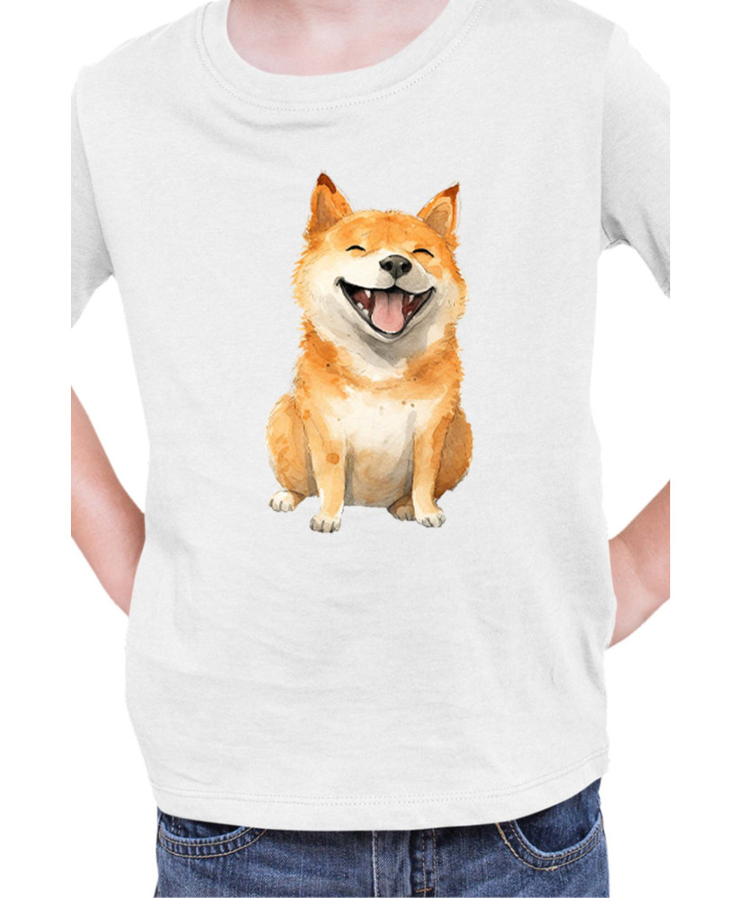 Детска Тениска Funny Dogs Breeds Shiba Inu