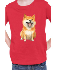 Детска Тениска Funny Dogs Breeds Shiba Inu