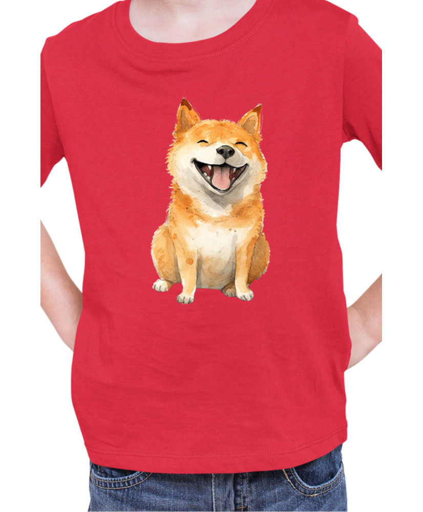 Детска Тениска Funny Dogs Breeds Shiba Inu