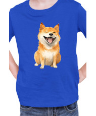 Детска Тениска Funny Dogs Breeds Shiba Inu