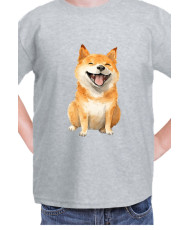 Детска Тениска Funny Dogs Breeds Shiba Inu