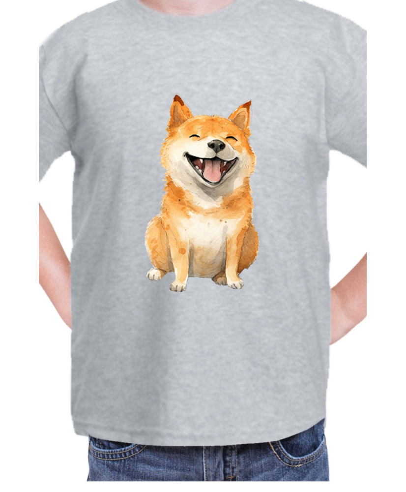 Детска Тениска Funny Dogs Breeds Shiba Inu
