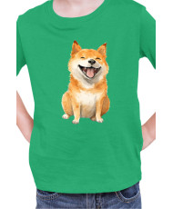 Детска Тениска Funny Dogs Breeds Shiba Inu