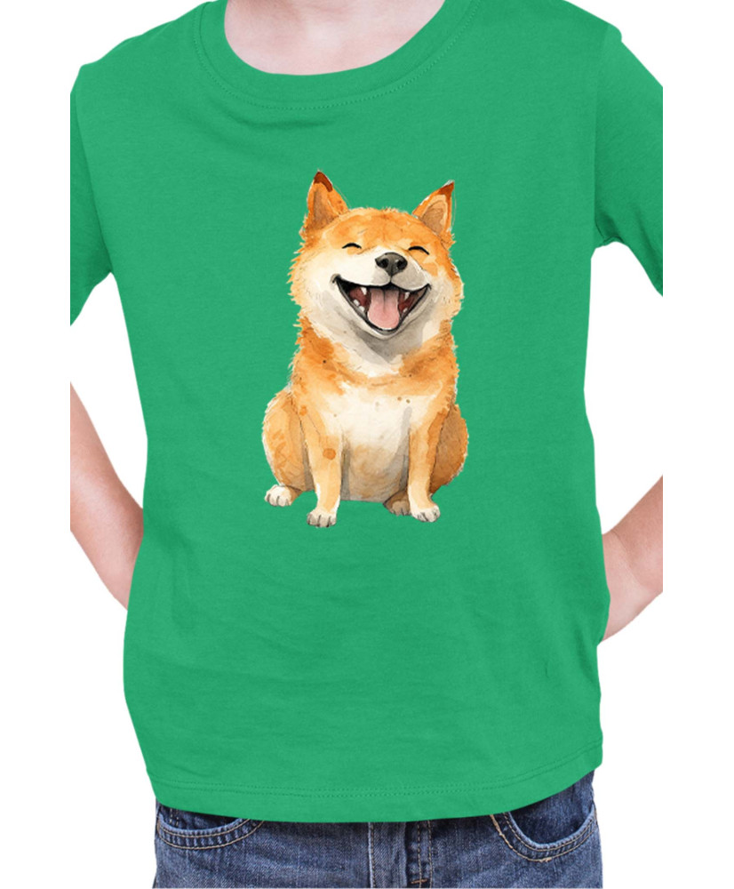 Детска Тениска Funny Dogs Breeds Shiba Inu