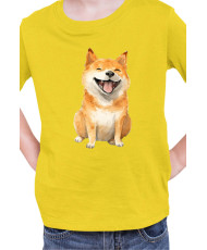 Детска Тениска Funny Dogs Breeds Shiba Inu