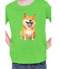 Детска Тениска Funny Dogs Breeds Shiba Inu