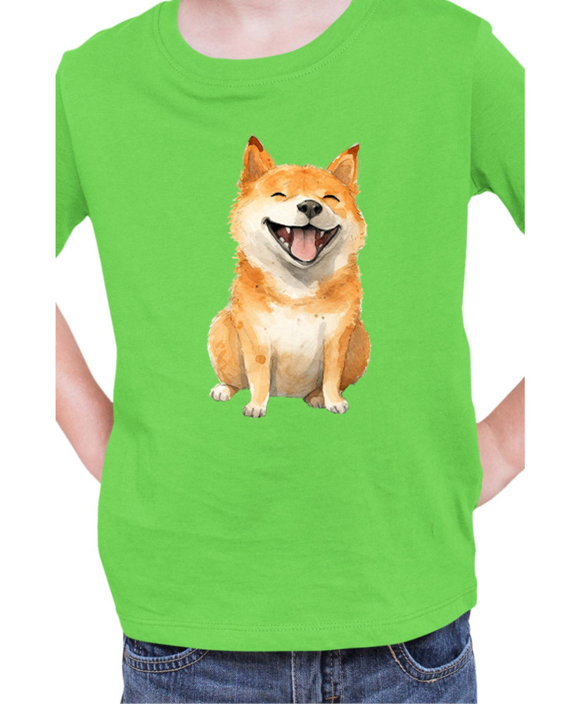 Детска Тениска Funny Dogs Breeds Shiba Inu