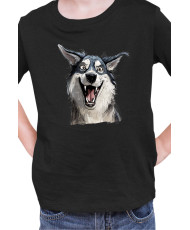Детска Тениска Funny Dogs Breeds Siberian Husky