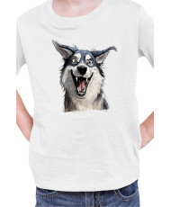 Детска Тениска Funny Dogs Breeds Siberian Husky