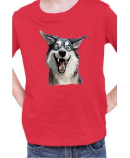 Детска Тениска Funny Dogs Breeds Siberian Husky