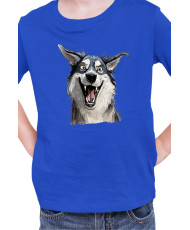 Детска Тениска Funny Dogs Breeds Siberian Husky