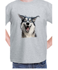 Детска Тениска Funny Dogs Breeds Siberian Husky