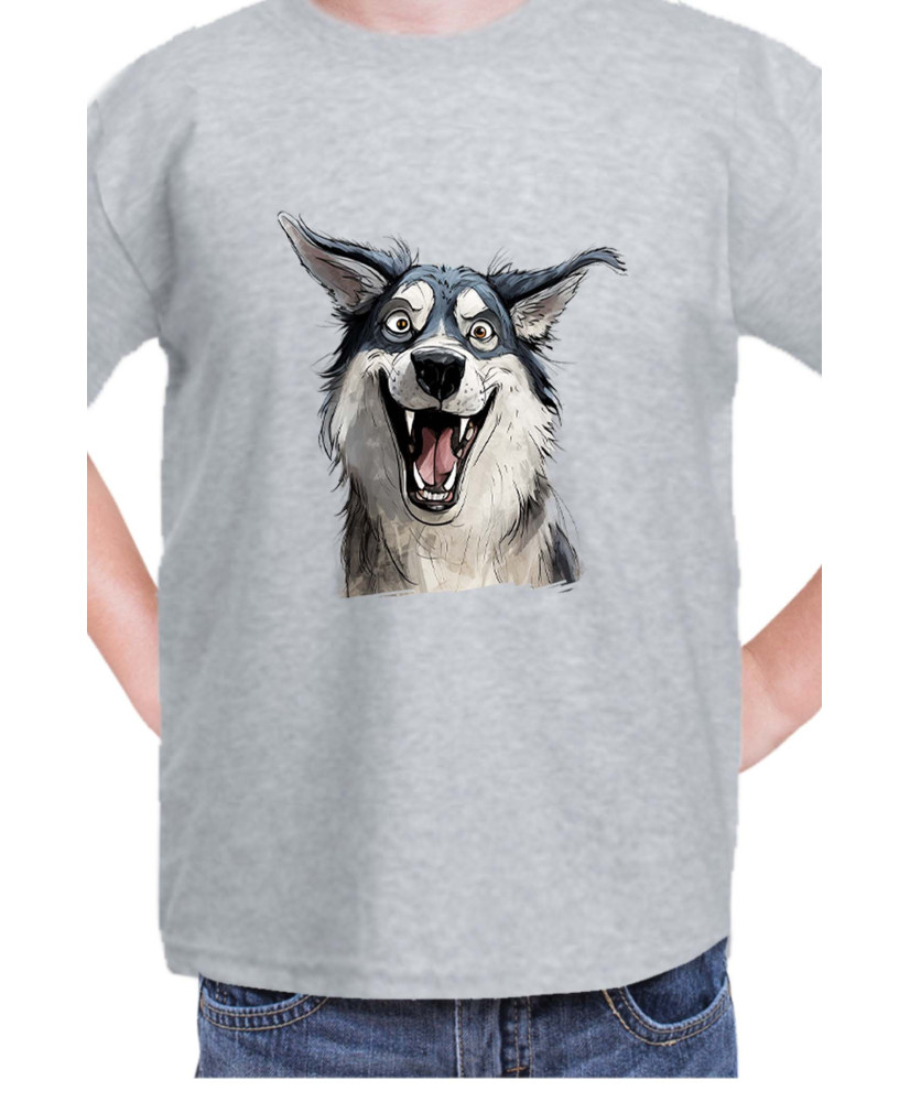 Детска Тениска Funny Dogs Breeds Siberian Husky