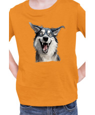 Детска Тениска Funny Dogs Breeds Siberian Husky
