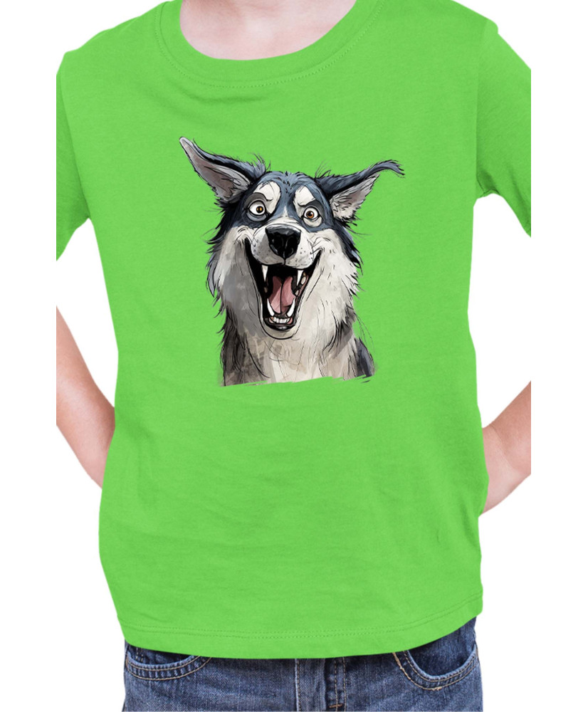 Детска Тениска Funny Dogs Breeds Siberian Husky