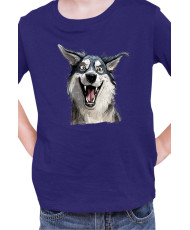 Детска Тениска Funny Dogs Breeds Siberian Husky