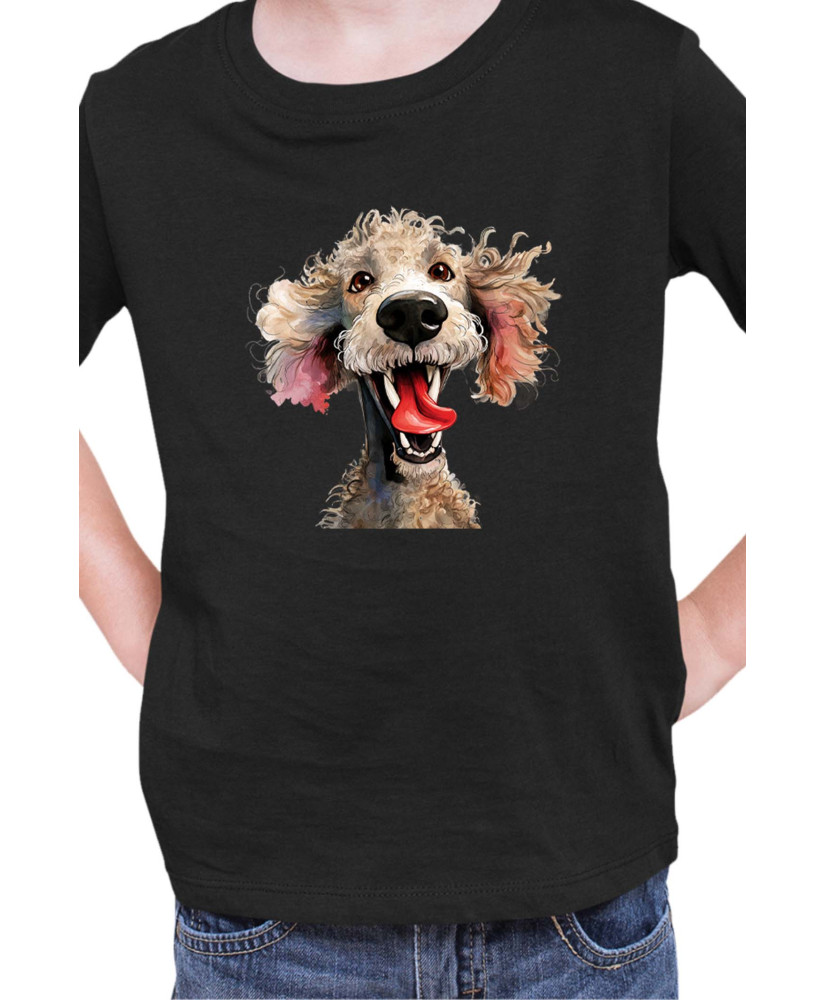 Детска Тениска Funny Dogs Breeds Standard Poodle 01