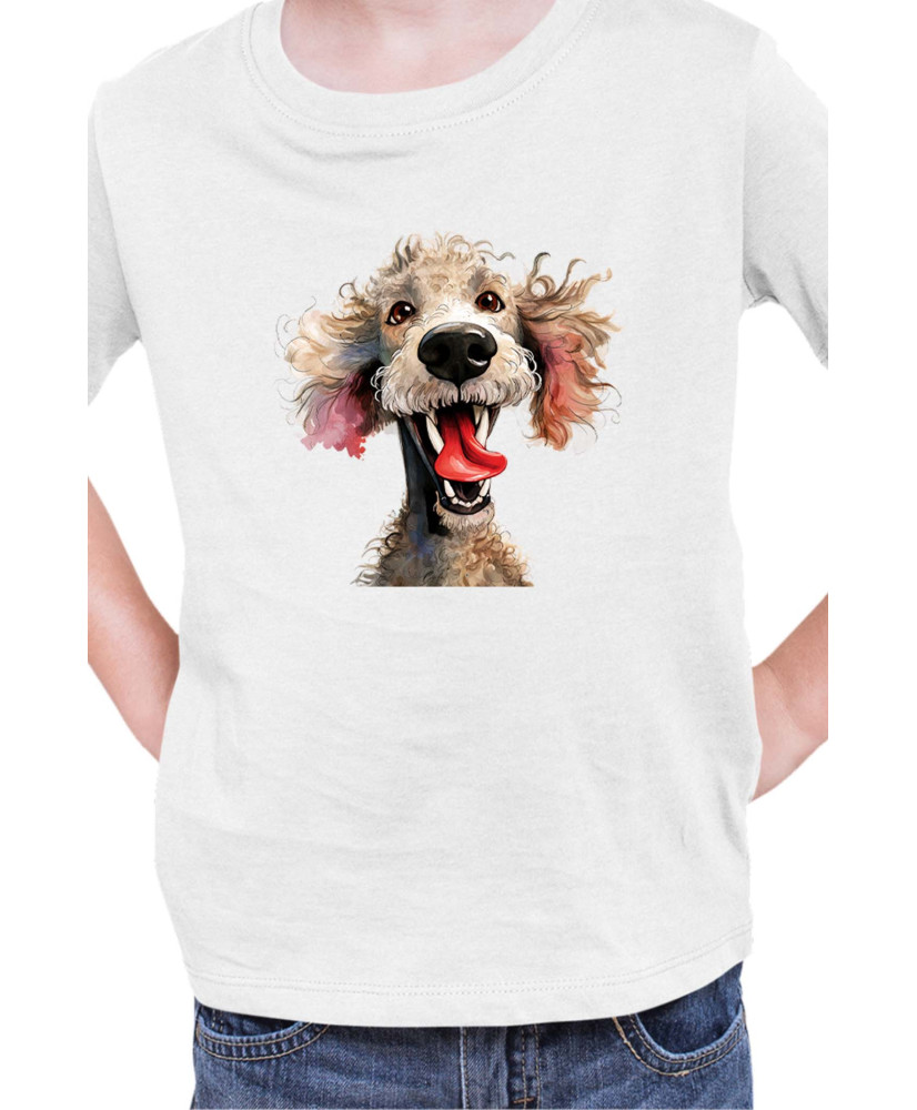 Детска Тениска Funny Dogs Breeds Standard Poodle 01