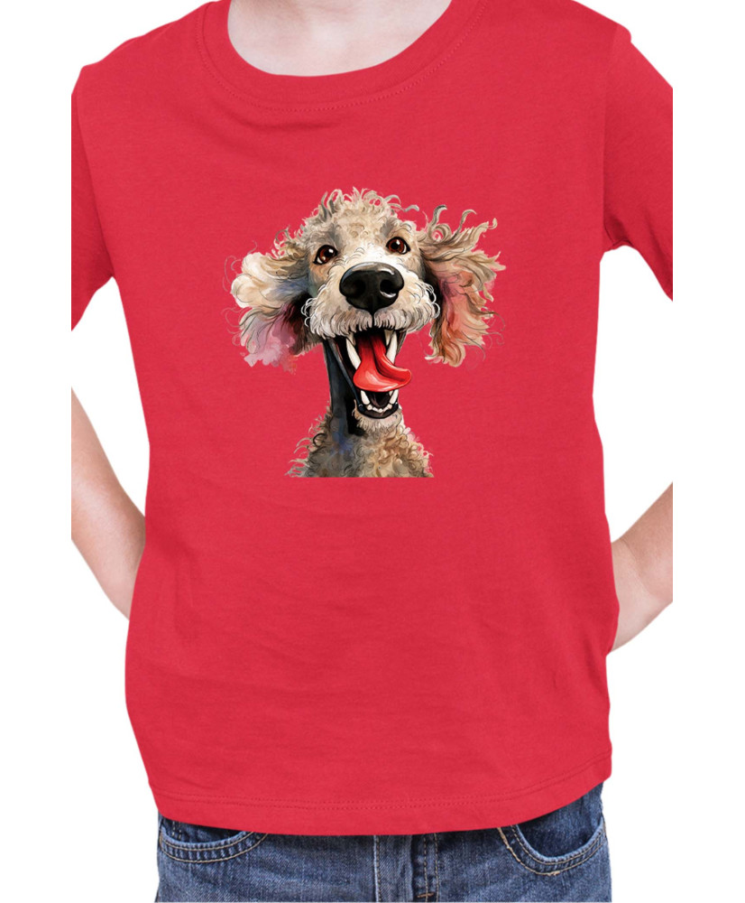 Детска Тениска Funny Dogs Breeds Standard Poodle 01