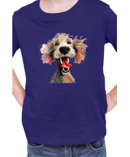 Детска Тениска Funny Dogs Breeds Standard Poodle 01
