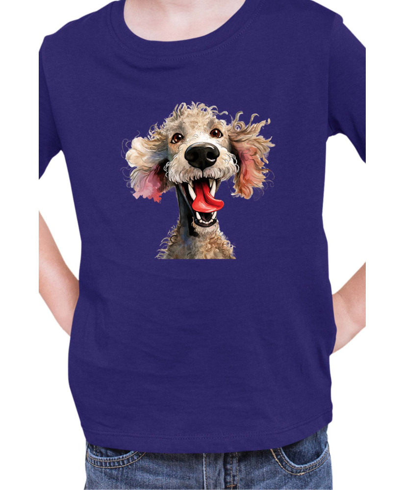 Детска Тениска Funny Dogs Breeds Standard Poodle 01