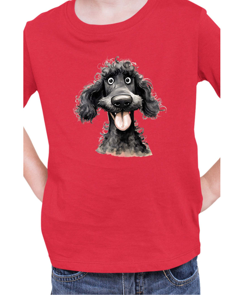 Детска Тениска Funny Dogs Breeds Standard Poodle 02