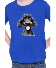 Детска Тениска Funny Dogs Breeds Standard Poodle 02
