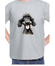 Детска Тениска Funny Dogs Breeds Standard Poodle 02