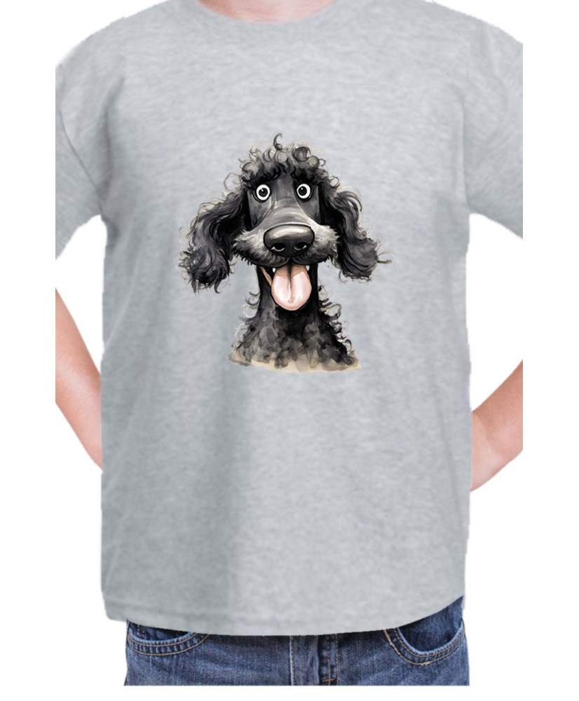 Детска Тениска Funny Dogs Breeds Standard Poodle 02