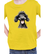 Детска Тениска Funny Dogs Breeds Standard Poodle 02