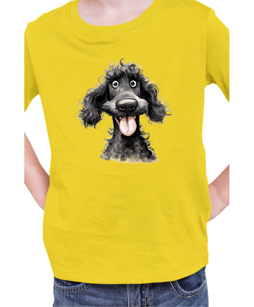 Детска Тениска Funny Dogs Breeds Standard Poodle 02