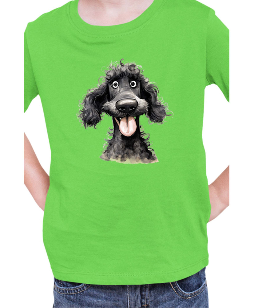 Детска Тениска Funny Dogs Breeds Standard Poodle 02