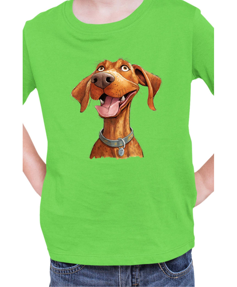 Детска Тениска Funny Dogs Breeds Vizsla Детска Тениска Funny Dogs Breeds Vizsla