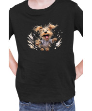 Детска Тениска Funny Dogs Breeds Yorkshire Terrier