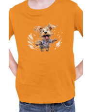 Детска Тениска Funny Dogs Breeds Yorkshire Terrier