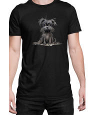 Мъжка Тениска Funny Dogs Breeds Affenpinscher