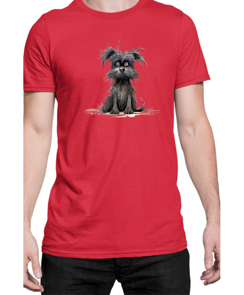 Мъжка Тениска Funny Dogs Breeds Affenpinscher