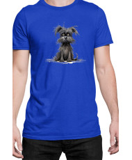 Мъжка Тениска Funny Dogs Breeds Affenpinscher