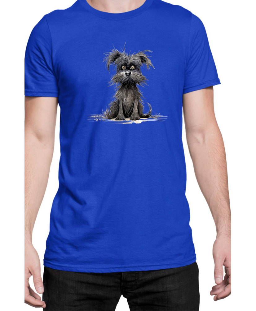 Мъжка Тениска Funny Dogs Breeds Affenpinscher