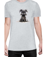 Мъжка Тениска Funny Dogs Breeds Affenpinscher