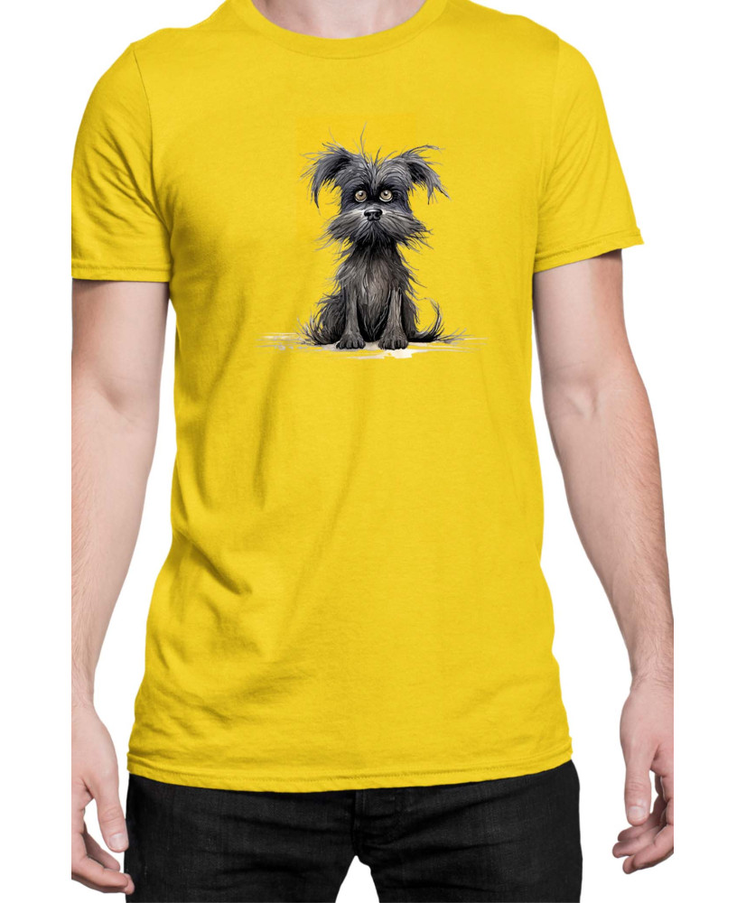 Мъжка Тениска Funny Dogs Breeds Affenpinscher