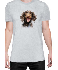 Мъжка Тениска Funny Dogs Breeds American Water Spaniel 01
