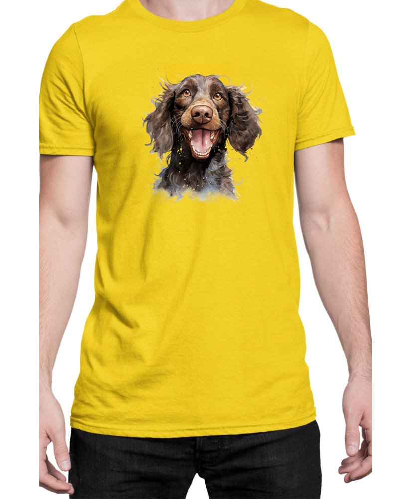 Мъжка Тениска Funny Dogs Breeds American Water Spaniel 01