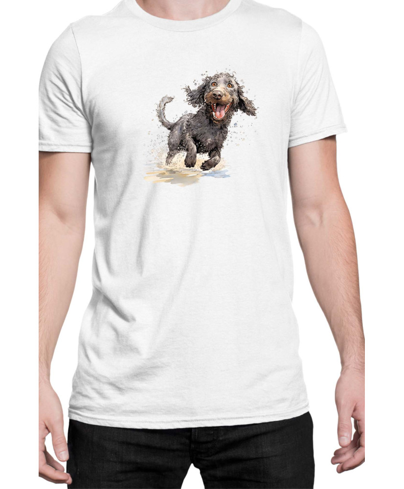Мъжка Тениска Funny Dogs Breeds American Water Spaniel 02