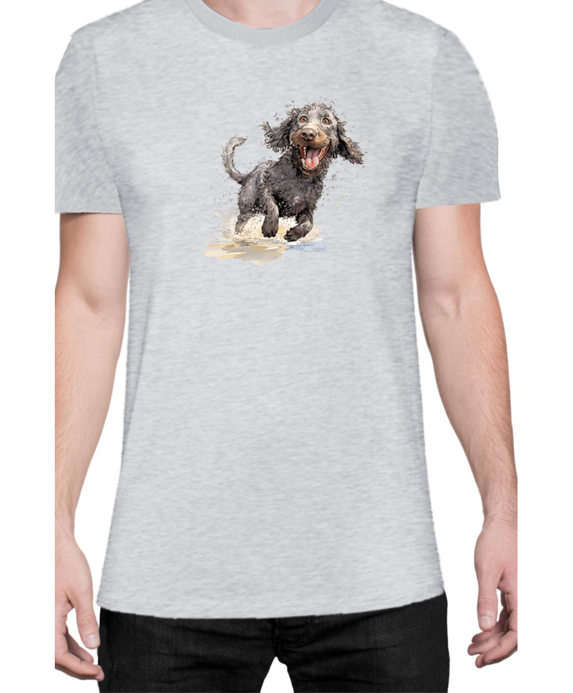Мъжка Тениска Funny Dogs Breeds American Water Spaniel 02