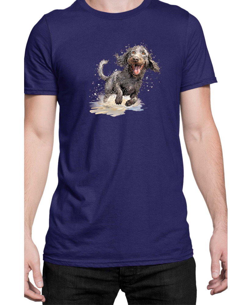 Мъжка Тениска Funny Dogs Breeds American Water Spaniel 02