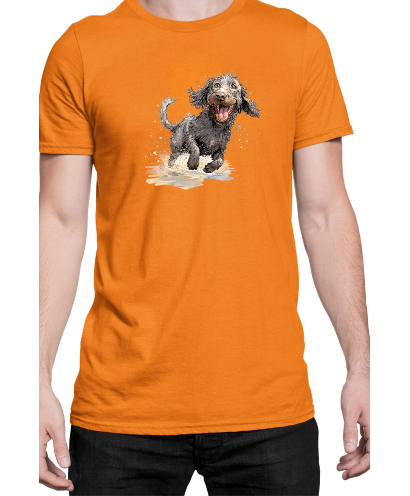 Мъжка Тениска Funny Dogs Breeds American Water Spaniel 02