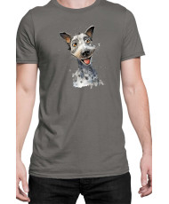 Мъжка Тениска Funny Dogs Breeds Australian Cattle Dog